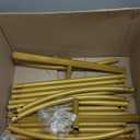 Metal Arch Backdrop Stand 7.2FT Gold Wedding Balloon Arched Backdrop Stand Square Arch Frame for Birthday Party Bridal Baby Shower Ceremony Decoration