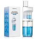 ZOFGENOW Automatic Mouthwash Dispenser for Bathroom,Bathroom Accessories 19.4 Fl Oz Dispensers with Magnetic Cups,Wall Mounted Dispenser,Suitable for All Age Groups, White
