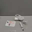 Wall-Mounted LED Bedside Reading Light with USB Charging Port, 10-Level Dimmable & Adjustable 5 Color, Plug-in Adhesive Night Lamp for Books in Bed, Eye-Caring Bedroom Lighting (White)