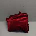 Happy Sailed Women’s Velvet Dress Semi Formal Long Sleeve High Waisted Cocktail Mini Dress Night Out Burgundy, L