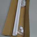 Alskarhem White Curtain Rods for Windows 30 to 60 Inch,5/8 Inch Small Curtain Rod Set With Brackets