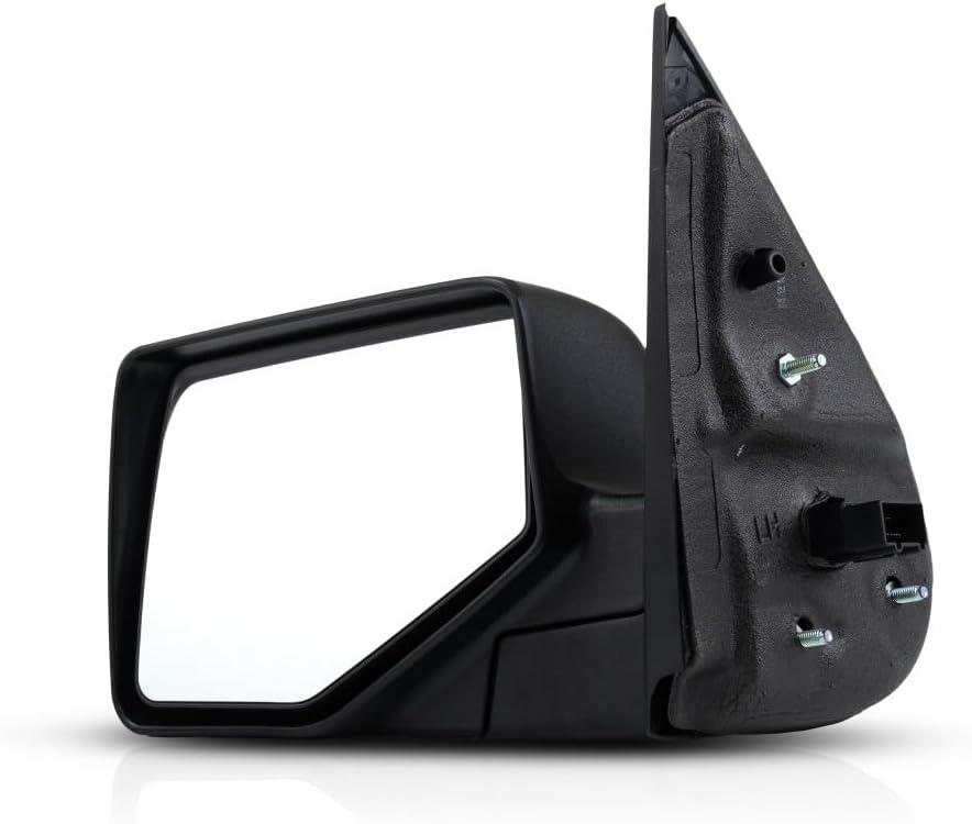 For Ford Explorer 2006 07 08 09 2010 Door Mirror Driver Side | Power | Non-Heated | Chrome | w/Puddle Light | Replacement For FO1320417 | 6L2Z-17683-DAA, 6L2Z-17D743-BA