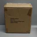 Yinns Christmas Village Houses, Ceramic Houses with Warm LED Light Ornamnet Xmas Village House Christmas Home Decorations (Red-ranch)