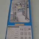 GarveeHome Over The Toilet Storage Shelf, 3-Tier Over Toilet Bathroom Organizer, No Drilling Installation, Freestanding Above Toilet Shelf Space Saver for Bathroom Restroom Laundry Balcony