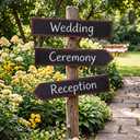 3 Pcs Blank Wooden Arrow Chalkboard Signs for Craft, Dark Brown, 20 x 4 inches