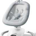 Momcozy CocoSway Electric Baby Swing for Infant, 180 Rotating Seat, 6 Parent-Like Sway Motions & 4 Speeds, Quiet Soothing, Remote Control, Machine-Washable Cover, Grey
