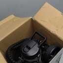 Trebo One Gallon Water Bottle Insulated with Paracord Handle,128oz Large Vacuum Double Wall Stainless Steel Insulated Jug with Straw Spout Handle Lids, Leakproof Keep Cold & Hot,Black