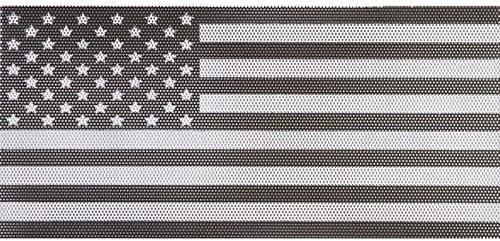 Under the Sun Inserts - Front Grille Insert - Compatible With Jeep Wrangler  Rust Proof Aluminum - Fits Wrangler Model (JL or JLU: 2018 +) - (Black & White)