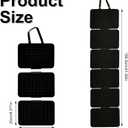 2 PCS Hanging Enamel Pin Display with 5 Loose-Leaf Board Pieces Removable Pins Board Panels at Least 210 Pins Pin Display Board for Brooch Necklaces Rings Women Girls