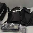 Medisana Leg Massager with Heat and Compression, Leg Massager for Circulation and Pain Relief, Foot and Calf Massager Machine for Edema, Relax Recover-Birthday Gifts for Dad Men Mom Women (Matte Black)