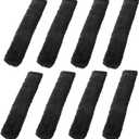 Tegeme 8 Pcs Motorcycle Tie Down Straps Soft Loop Synthetic Sheepskin Plush Soft-Tye Covers Protect Paint and Chrome Surfaces from Scratches