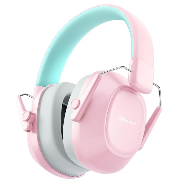 iClever Noise Cancelling Headphones for Kids Adults, SNR 29dB Safety Noise Reduction Ear Muffs for Autism Sensory &Concentration Aid, Ear Hearing Protection for Fireworks/Event/Monster Jam/Concert