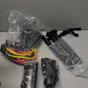 MQRW Push Up Board,Home Gym,Portable Exercise Equipment,Pilates Bar and 20 Fitness Accessories with Resistance Bands and Ab Roller Wheel,Full Body Workout at Home (Black)