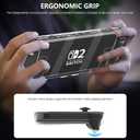 Clear Case for Nintendo Switch 2 (2025), FANPL Protective Cover for Switch 2 and Joy Con Controller - Strong and Durable, Not Easy to Fall Off