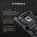 ASUS TUF Gaming Z890-PLUS WiFi Z890 LGA 1851 ATX Motherboard, Intel Core Ultra Series 2 Ready, Advanced AI PC-Ready, 16+1+2+1 Stages, DDR5, PCIe 5.0, Thunderbolt 4 Type-C, 4X M.2, Wi-Fi 7, 2.5Gb
