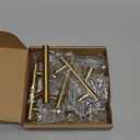 Goldenwarm 10 Pack 2-1/2 inch Gold Cabinet Handles Brushed Gold Cabinet Pulls Stainless Steel Drawer Pulls, Durable Kitchen Cabinet Handles - Bathroom Bedroom Dresser Handles Easy DIY Upgrade