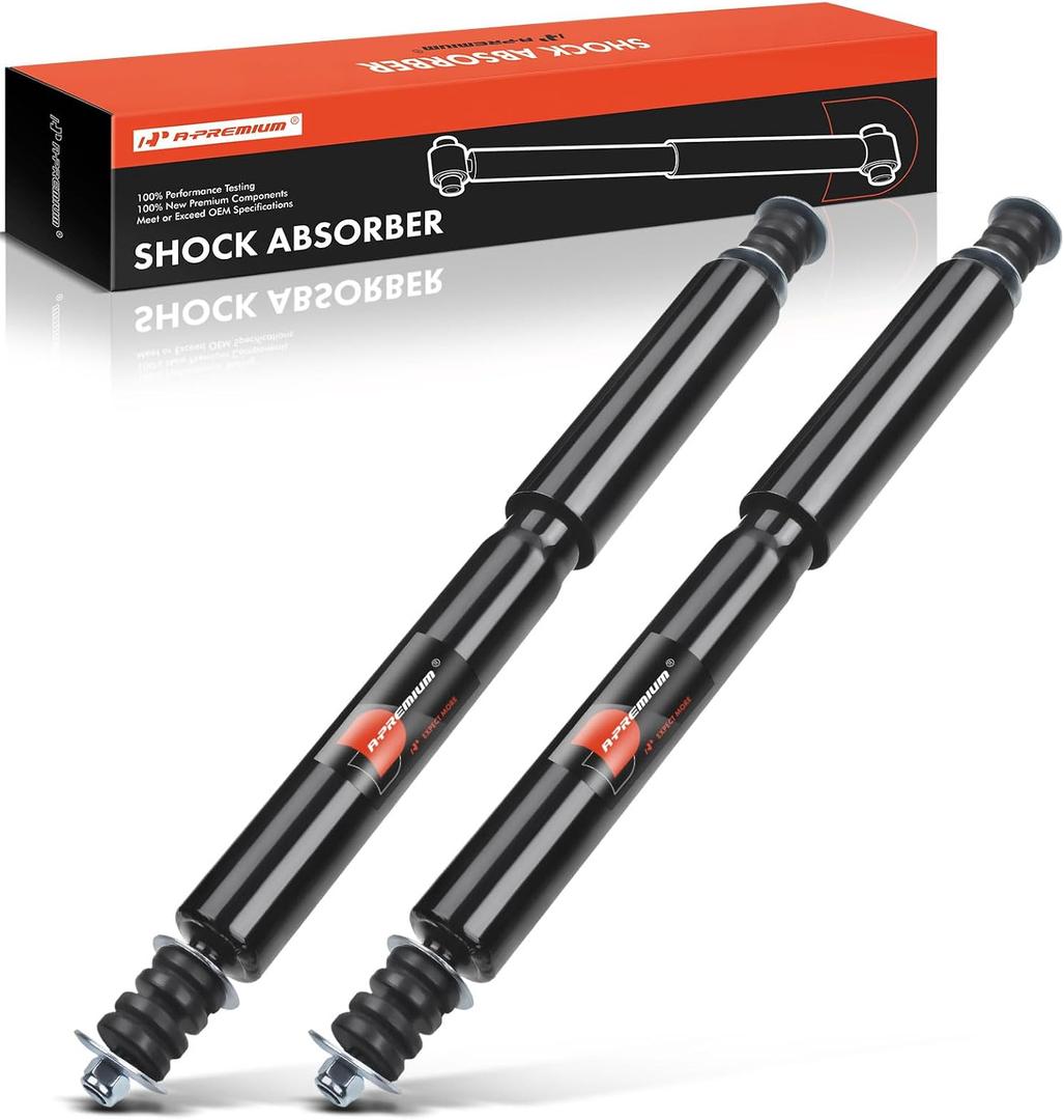 A-Premium Suspension Shock Absorber Compatible with Isuzu FSR FVR 1997-2002 & Peterbilt 382 2011-2017, 536 2022, 2-PC Set