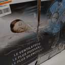 Rowenta Pedestal Fan, 53 Inches, Ultra Quiet Oscillating Fan for Bedroom, Portable, 5 Speeds, Refresh Up to 23-Feet, Silver, Indoor, VU5670