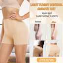 Yeblues Tummy Control Shapewear Shorts Slimming Boyshorts Women Underwear for Under Dresses Body Shaper Slips Girdles Nude M