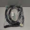 Corrugated Tubing Not-Split Flexible Bellows Tube Pipe Preservative for Electric Conduit Liquid Black PE Plastic