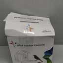 Bird Feeder with Camera 2K HD AI Smart Identify BirdSpecies Solar Panel Outdoors Birdhouse with Cam, Instant Arrival Alerts, Capture BirdVideo, Gifts for Mom Dad