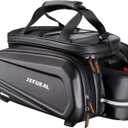 JXFUKAL Bike Bags for Bicycle Rear rack - 9.5L/17L/40L Hard Shell Waterproof Bike Ebike Trunk Pannier Saddle Seat Bag Carrier with Reflector, Rain Cover & Shoulder Strap for Commuter Travel Outdoor