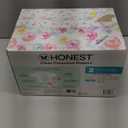 The Honest Company Comfort Dry Disposable Diapers for Sensitive Skin, Hypoallergenic, Rose Blossom + Tutu Cute, Club Box Size 2 (1218 lbs), 72 Count