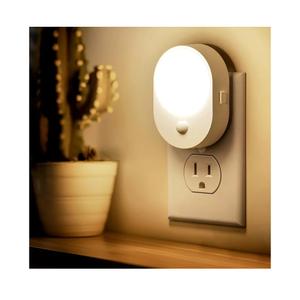 L LOHAS LED Motion Sensor Night Light,[2-PACK] Night Lights Plug into Wall,Motion Sensor and Dusk to Dawn Sensor,3000K Soft White,30/60/100lm Brightness Dimmable,Nightlight for Bathroom