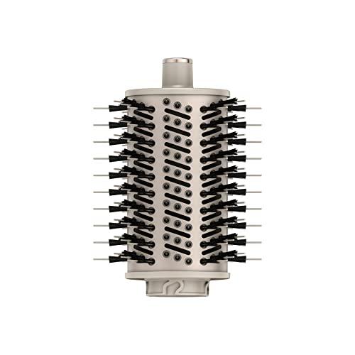 Shark FlexStyle Round Hot Air Brush Attachment for Blow Dryers, Hair Styling Tool for Straight, Wavy, Curly, and Coily Hair, Stone
