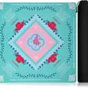 Mahjong Mat for Table Noise Reduction Non Slip Mahjong Table Mat for Playing Card, Blackjack Mahjong Poker,Board Games 31.5"x31.5" Size (Green)