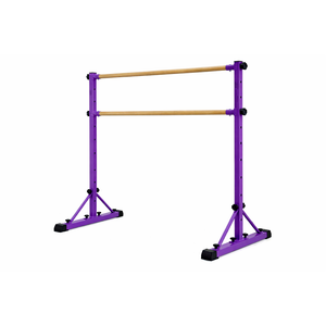 Adjustable Ballet Barre,Portable Dance bar,Fitness Equipment for Dance & Balance Excercise,Super Sturdy for Balance Workout,Weight Limit 250 LBS (4FT, Purple)