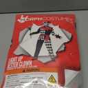 Morph Evil Jester Costume Men, Adult Jester Costume, Scary Halloween Costumes, Halloween Costumes For Men (Large)