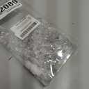 18pcs Christmas Tree Decoration Crystal Ornaments - Hanging Acrylic Christmas Snowflake Icicle Drop Crystal Ornaments for Xmas Tree Winter New Year Party Supplies (Clear)