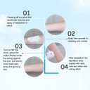 Threading Hair Removal, Hair Removal Device, Electric Threading Epilator USB Hair Remover for & Body Hair Removal with Cotton Thread Roll (Pinks)