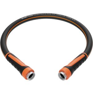 Giraffe Tools Garden Hose 5/8", Water Hose Heavy Duty, Flexible, Lightweight Hybrid Hose with Swivel Handle, 3ft Female to Female Fittings, Burst 600 PSI, Short Leader Hose