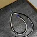 Bathroom Sink Faucet, Faucet for Bathroom Sink, Widespread Brushed Nickel Bathroom Faucet 3 Hole with Stainless Steel Pop Up Drain and cUPC Lead-Free Hose - (Brushed Nickel) (8 Inch 1 Pack)