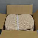 5 Pack Small Woven Storage Baskets for Shelves, Cotton Rope Baskets Organizer for Bathroom, Closet & Nursery, Decorative Storage Bins for Organizing Socks, Toys, 11.8"x7.9"x4.7", Khaki/White