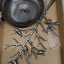 Christmas Gumdrop Tree with Lights, 12" Metal Vintage Metal Gum Drop Nostalgic Christmas Decoration Festive Small Candy Tree Table Centerpiece for Xmas Holiday Candy Themed Tabletop Display, Gold