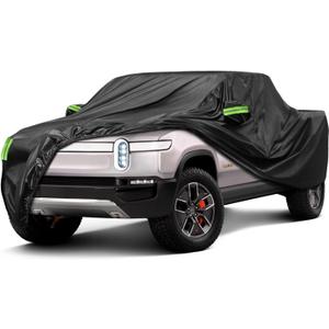 Waterproof 420D Oxford Fabric Car Cover fit Rivian R1T - Reinforced PU Coating, All-Weather Protection, Easy to Install