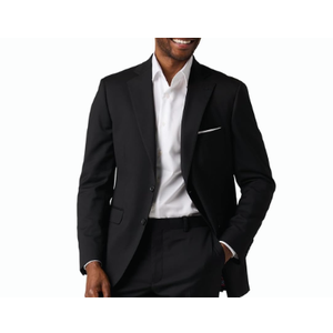 Alton Lane Mercantile Tuxedo Tailored Fit - Premium Quality Tuxedo for Men, Stylish and Elegant Formal Suit for Men (42, Black)