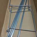 Smead Frames, Hanging File, Heavy Duty Steel Letter Size, Adjustable 23"-27" Rails, 2-Pack Gray, Converts Drawers to Hanging Folder Storage, for Office Home Classroom Organization