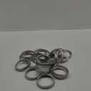 Mason Jar Replacement Rings or Durable & Rustproof Tinplate Metal Bands/Rings for Mason Jar, Canning Jars,Storage (Set of 20 Wide Mouth)