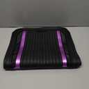 CAR PASS Heavy Duty Rubber Car Mats Metallic,Aluminum Film All Weather Floor Mats Waterproof Universal Trim to Fit SUVs Sedans Vans 4 Piece Anodized Deep Dish Two-Tone Sporty Black Purple Chrome