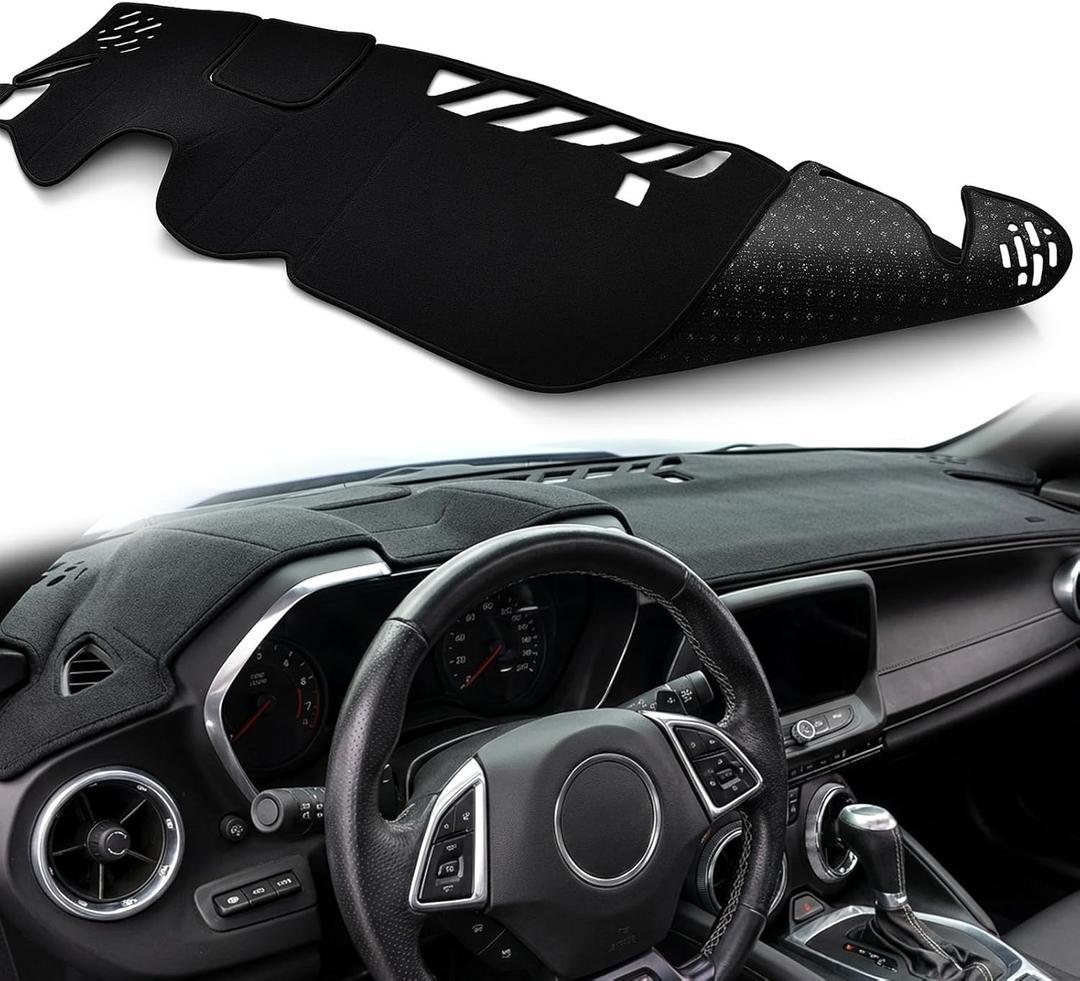 Dash Cover Fit for 2016 2017 2018 2019 2020 2021 2022 2023 2024 Chevy Chevrolet Camaro Dashboard Cover Dashcover Dash Mat Protector Carpet Pad