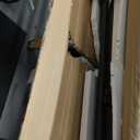 DWANTON Dog Crate Furniture with Cushion, Wooden Kennel Table with Double Doors, Indoor Dog House, Large Size, 38.5" L, Dark Gray