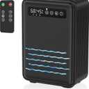 Updated Dehumidifier (Remote control) for Bedroom, 95 OZ Water Tank, 800 sq.ft Quiet Small Dehumidifiers for Basement Home Bathroom with Auto Shut Off, 7 Colors LED Light, Black