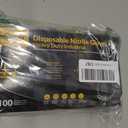 TitanFlex Heavy Duty Black Nitrile Gloves, 6 Mil, Fully Textured, Mechanic Disposable Gloves, Latex Free, Powder Free