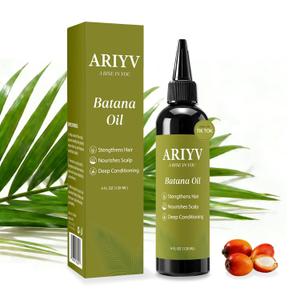 Batana Oil for Hair Growth, Natural Batana Oil - Prevents Hair Loss, Reduces Breakage and Strengthens Hair, Enhances Thickness for Men & Women