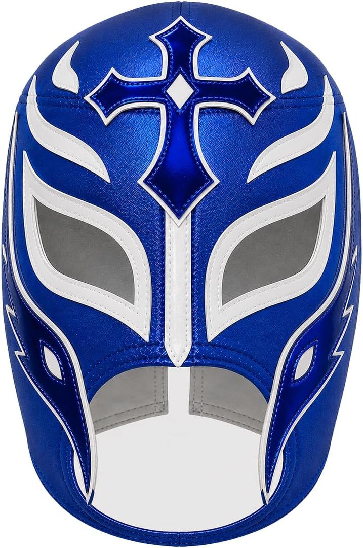 Escobar REY MISTERIO BLUE Lucha Libre Wrestling Mask Costume Wear, Adult (One Size)