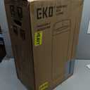 EKO Phantom-T 50 Liter / 13.2 Gallon Vertical Motion Sensor Trash Can or Recycling Bin, Brushed Stainless Steel Finish